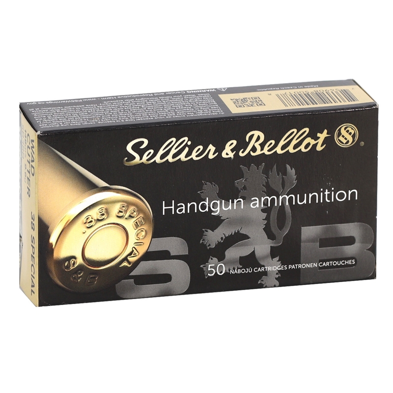 Sellier & Bellot 38 Special Ammo 148 Grain Wadcutter