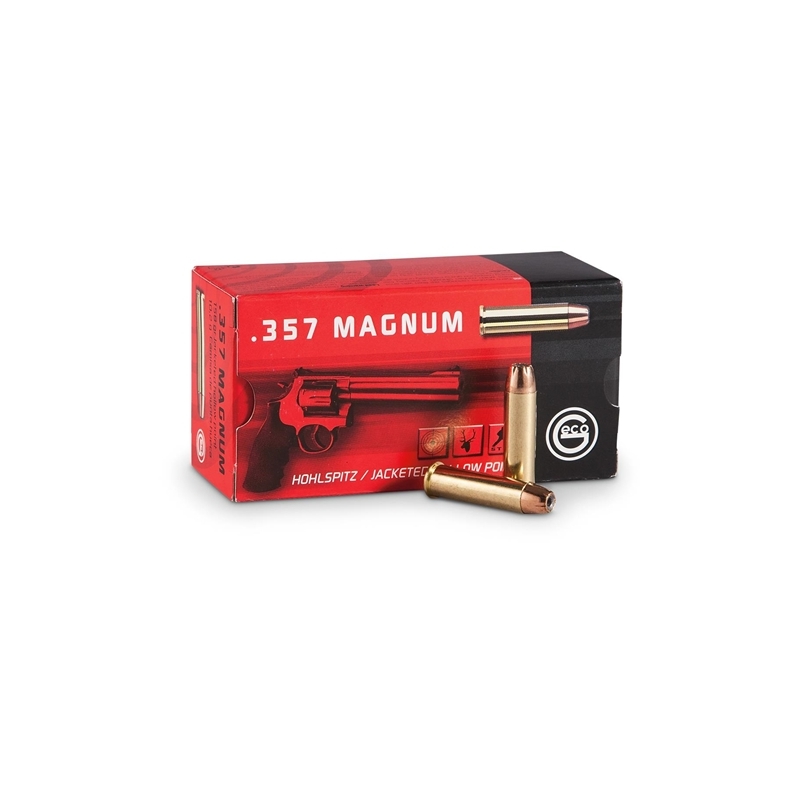 Geco 357 Magnum Ammo 158 Grain Jacketed Hollow Point