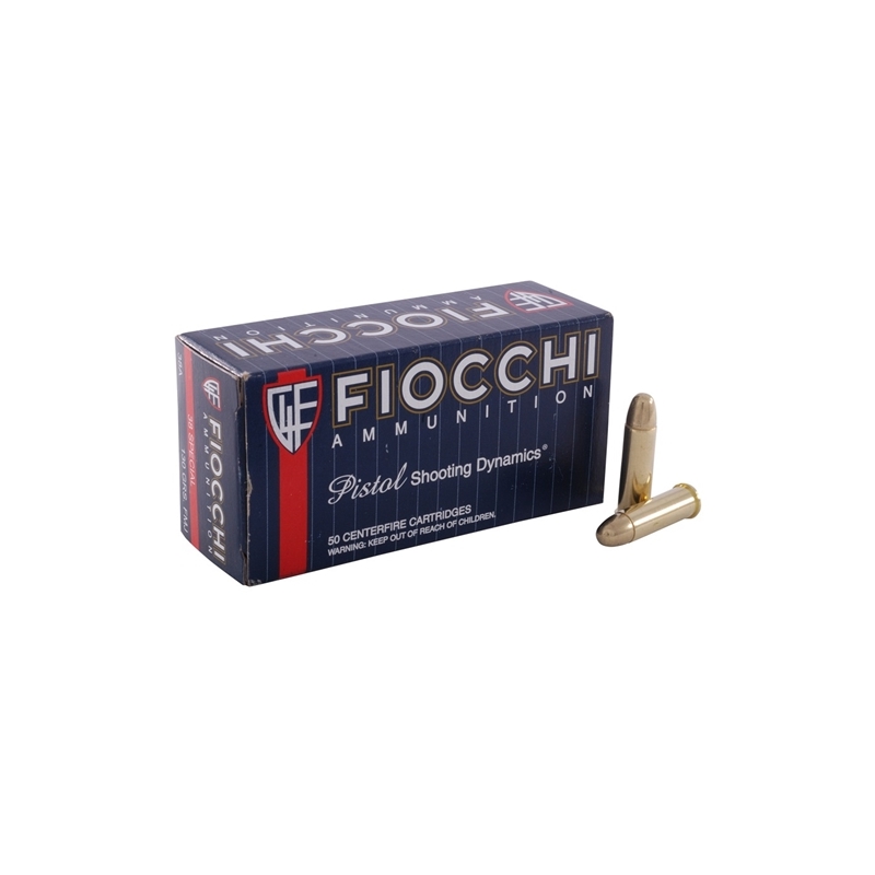 Fiocchi Shooting Dynamics 38 Special Ammo 125 Grain Complete Metal Jacket
