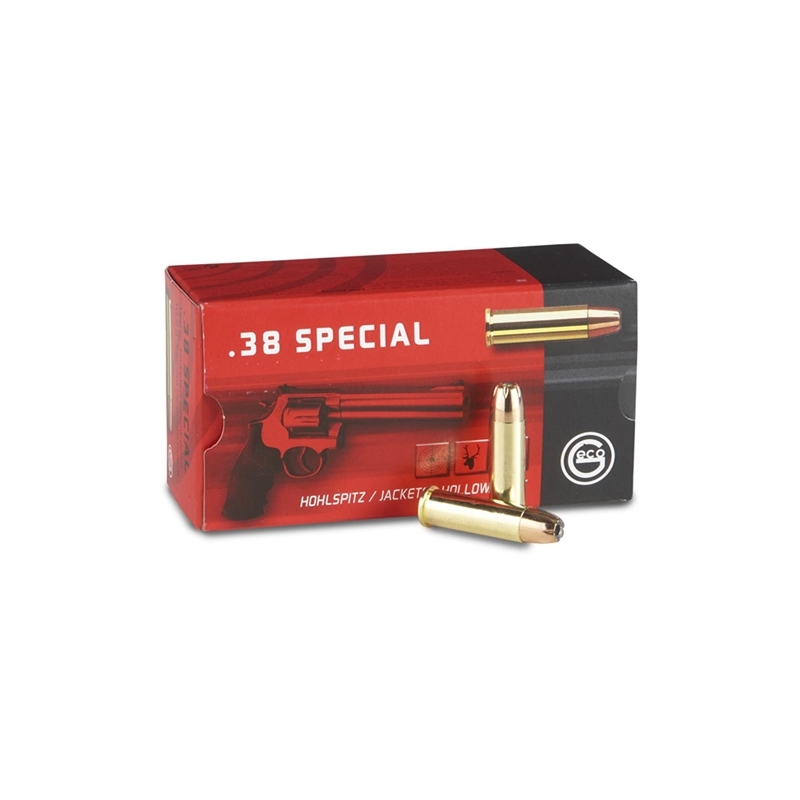 Geco 38 Special Ammo 158 Grain Jacketed Hollow Point