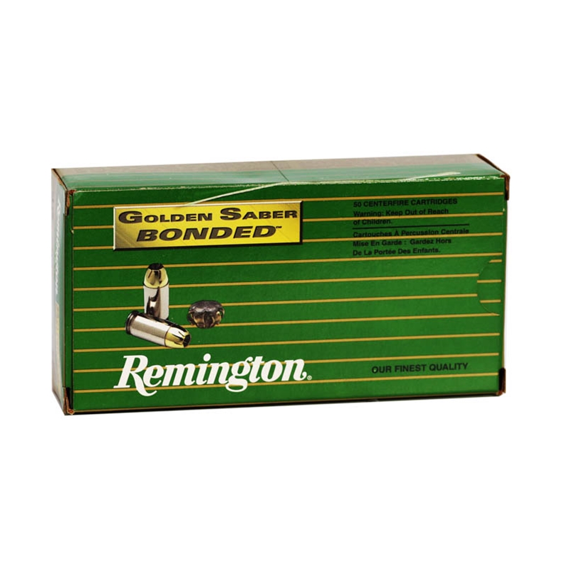 Remington Golden Saber LE 45 ACP AUTO Ammo 230 Grain Bonded Brass Jacketed Hollow Point