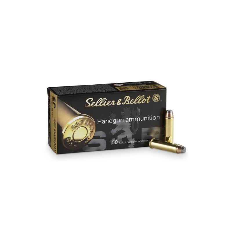 Sellier & Bellot 357 Magnum Ammo 158 Grain Soft Point