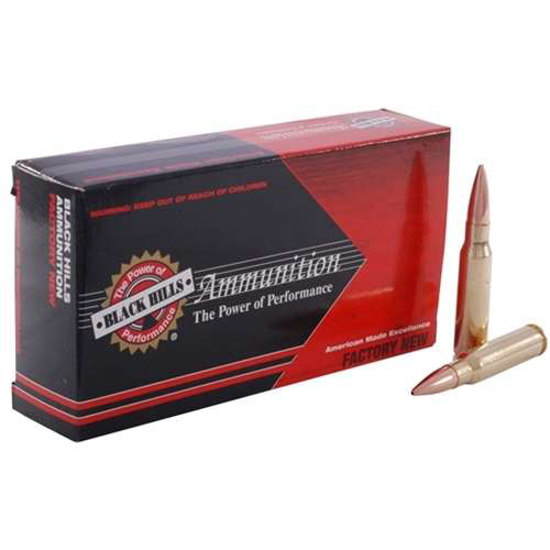 Black Hills 308 Winchester Ammo 175 Grain Match Hollow Point Boat Tail