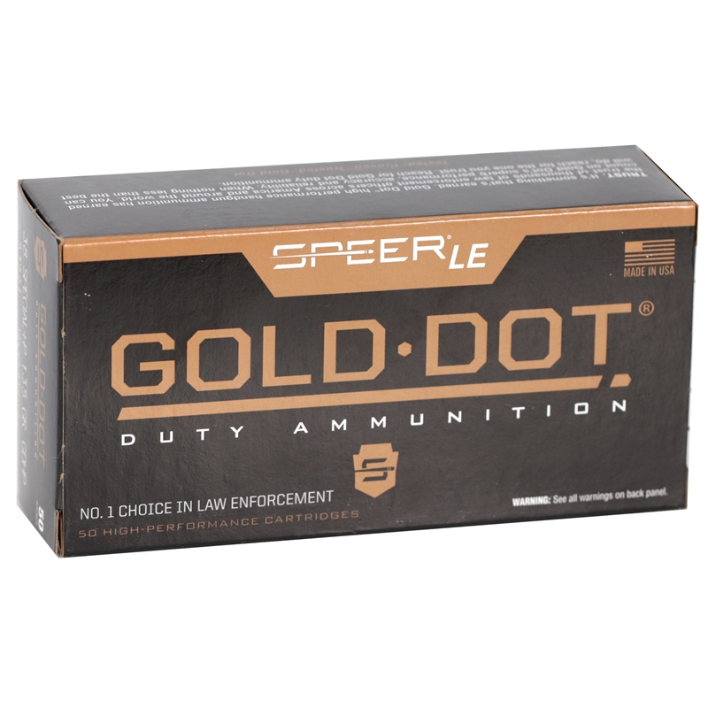 Speer Gold Dot 38 Special +P Ammunition 135 Grain Jacketed Hollow Point - 53921