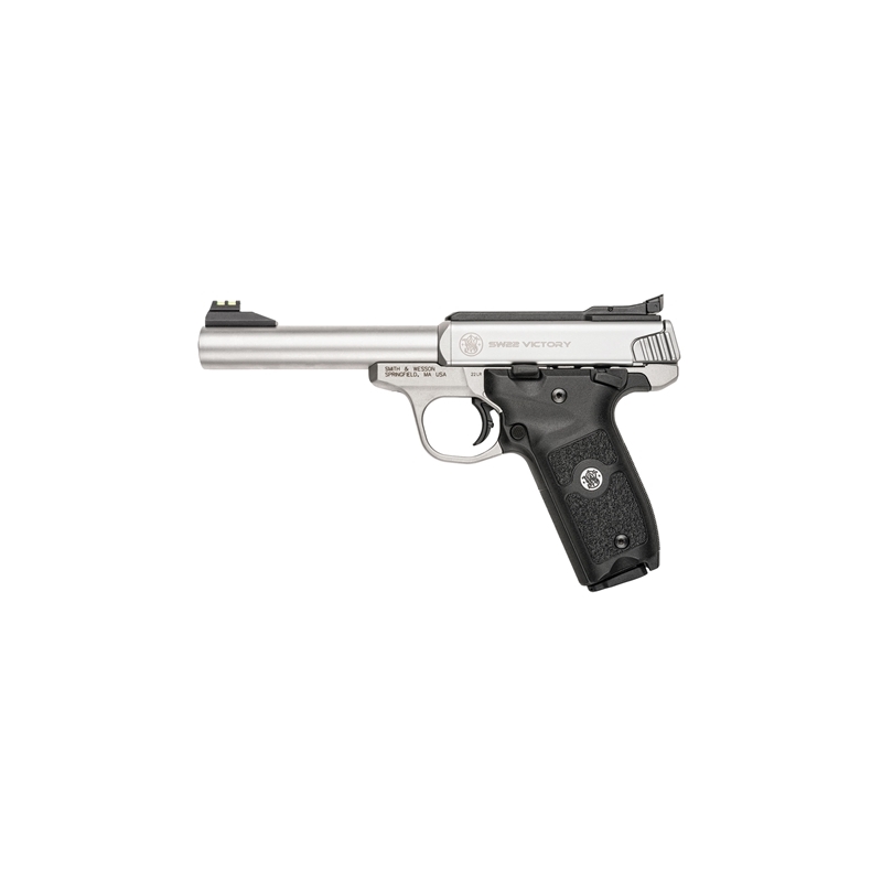 Smith & Wesson SW22 Victory Semi Auto Handgun 22 LR 10 Rounds Stainless Steel Finish