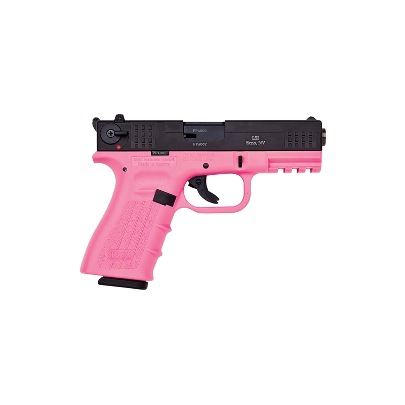 ISSC Austria M22 Standard 22 Long Rifle 10 Round 4.3” Handgun with Polymer Grip in Pink and Black