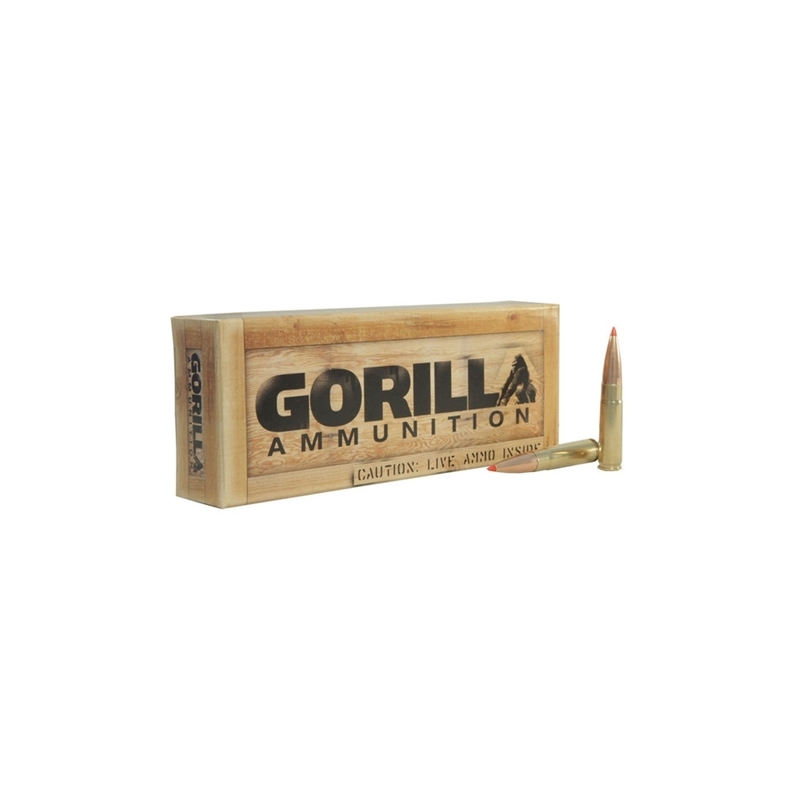 Gorilla Ammunition 300 AAC Blackout Ammo 110 Grain Hornady V-Max