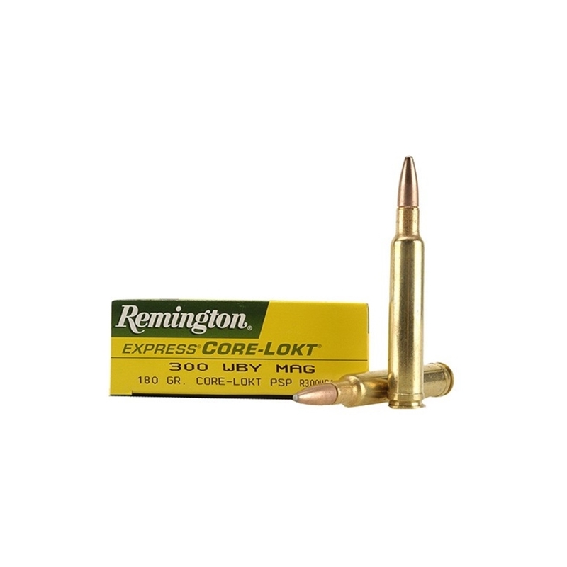 Remington Express 300 Weatherby Magnum Ammo 180 Grain Core-Lokt Pointed Soft Point