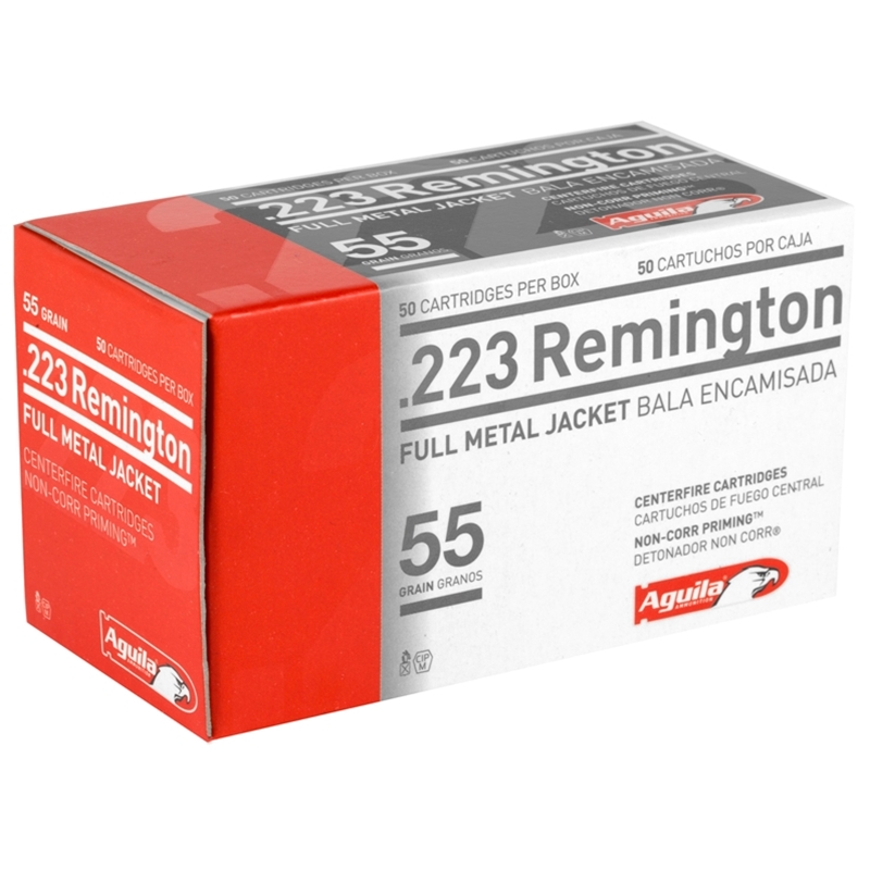 Aguila 223 Remington Ammo 55 Grain Full Metal Jacket