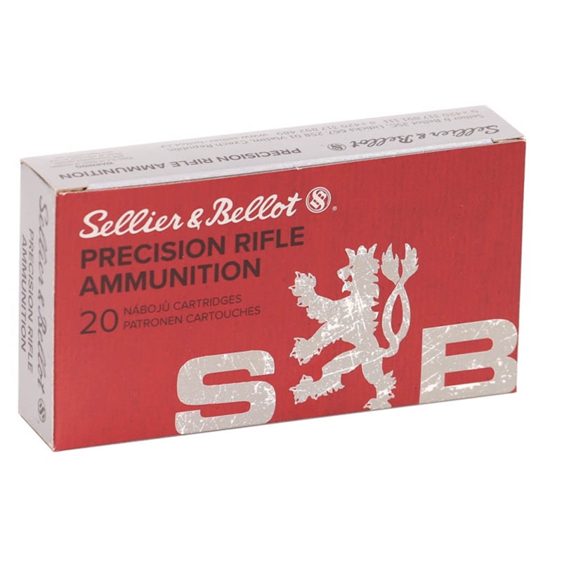 Sellier & Bellot 7.62x54R Ammo 174 Grain Hollow Point Boat Tail OTM