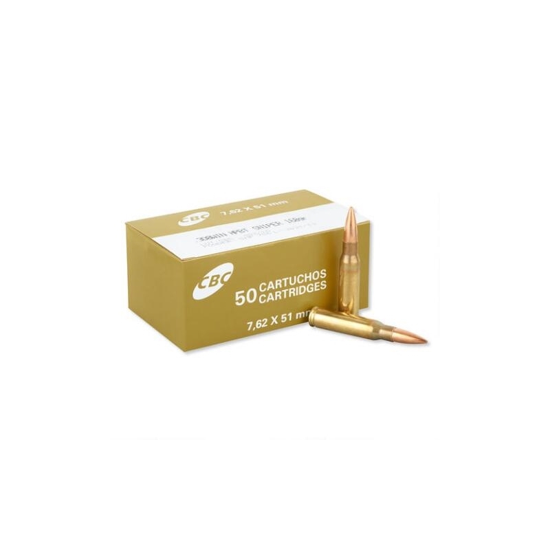 MagTech CBC 308 Winchester Sniper Ammo 168 Grain Hollow Point Boat Tail