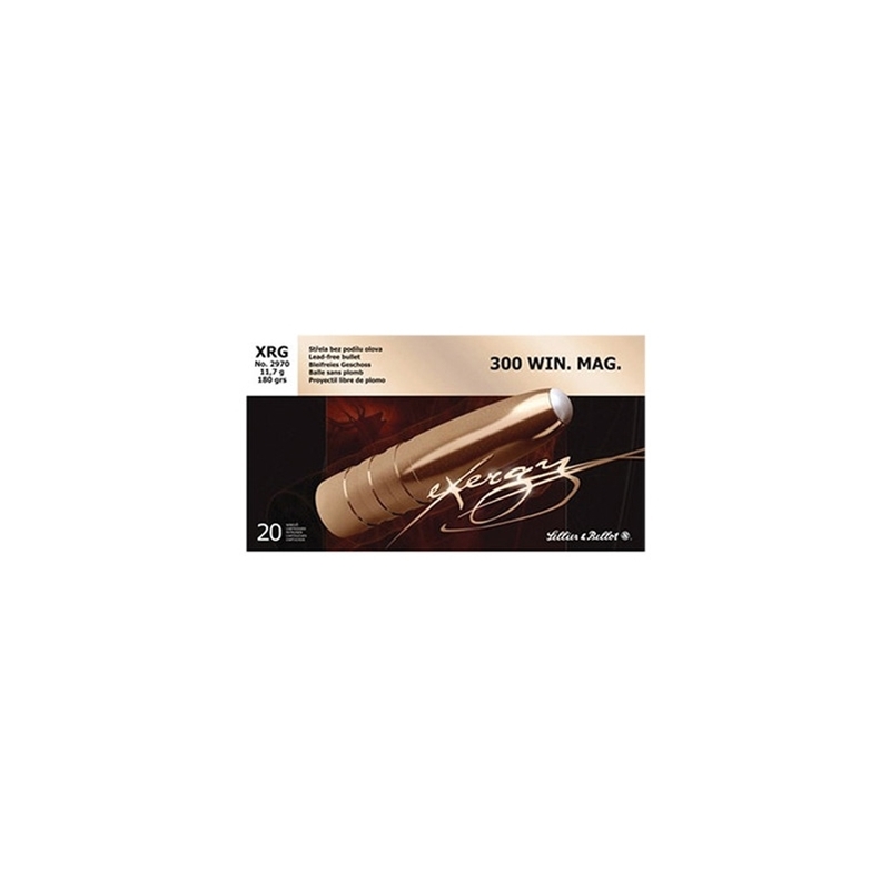 Sellier & Bellot 300 Winchester Magnum Ammo 180 Grain Exergy Lead-Free