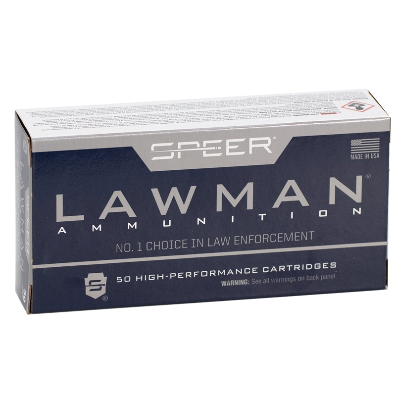 Speer Lawman 45 ACP AUTO Ammunition 230 Grain Total Metal Jacket Flat Nose - 53658