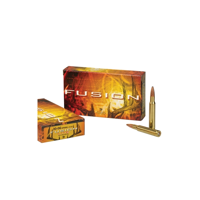 Federal Fusion Lite 30-06 Springfield 170 Grain Soft Point Boat Tail