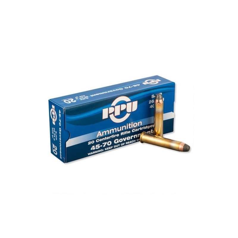 Prvi Partizan 45-70 Government 405 Grain Semi Jacketed Flat Point