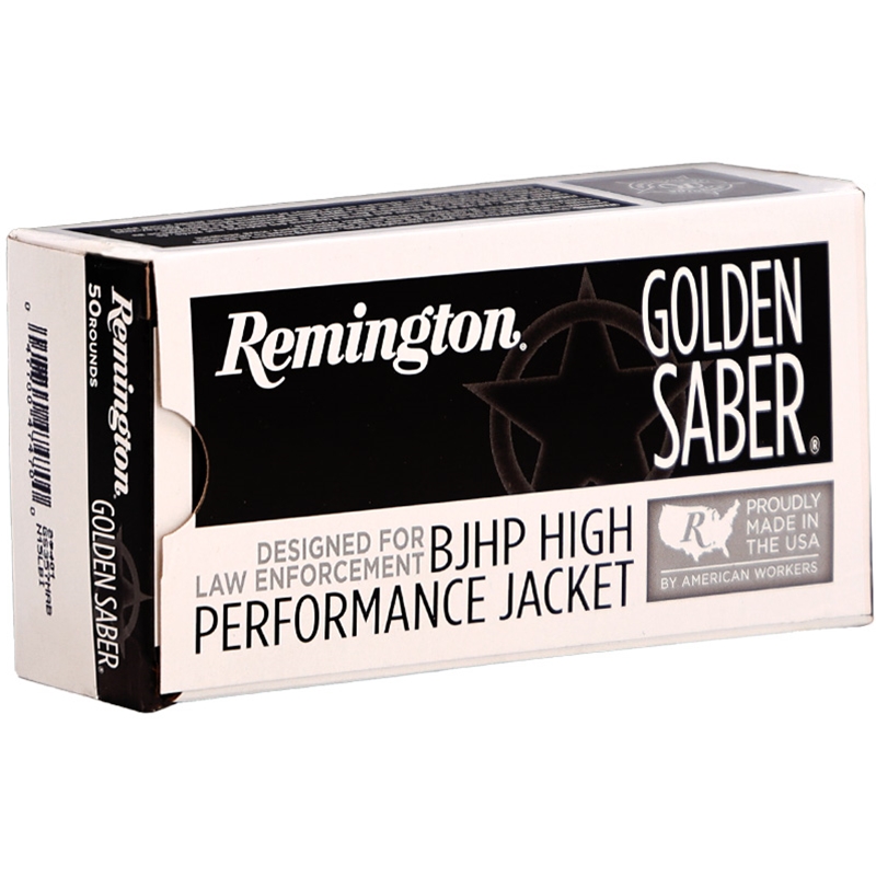 Remington Golden Saber 357 Magnum Ammo 125 Grain Brass Jacketed Hollow Point – GSB357MAB