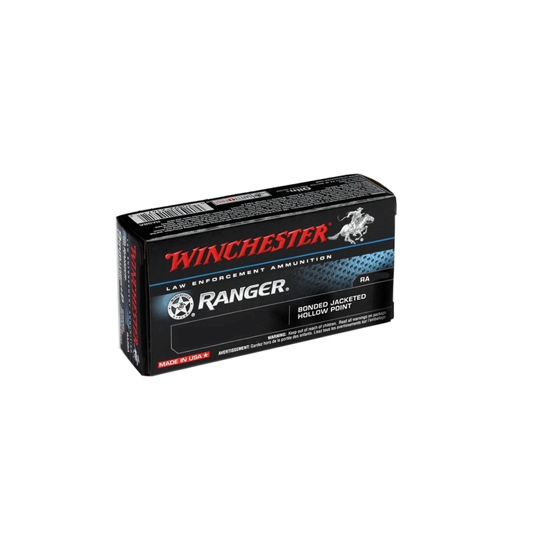 Winchester Ranger 38 Special Ammo 130 Grain +P Bonded Jacketed Hollow Point