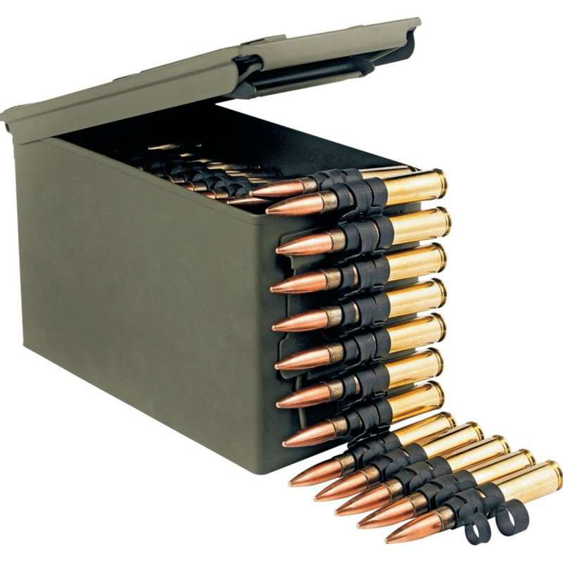 Federal Lake City 50 Cal BMG M33/M17 Ammo 690 Grain FMJ Linked 100 Rounds 4:1 Tracer
