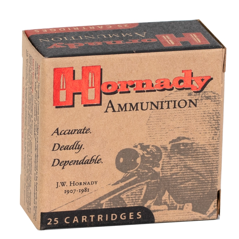 Hornady Custom 25 ACP Auto Ammunition 35 Grain XTP Jacketed Hollow Point - 90012