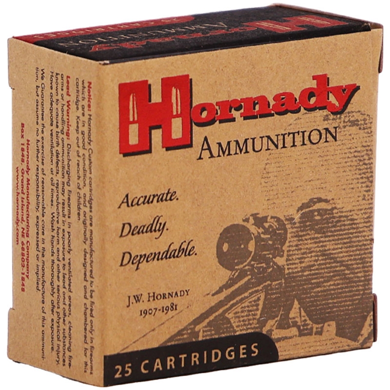 Hornady Custom 25 ACP Auto Ammo 35 Grain XTP Jacketed Hollow Point - 90012