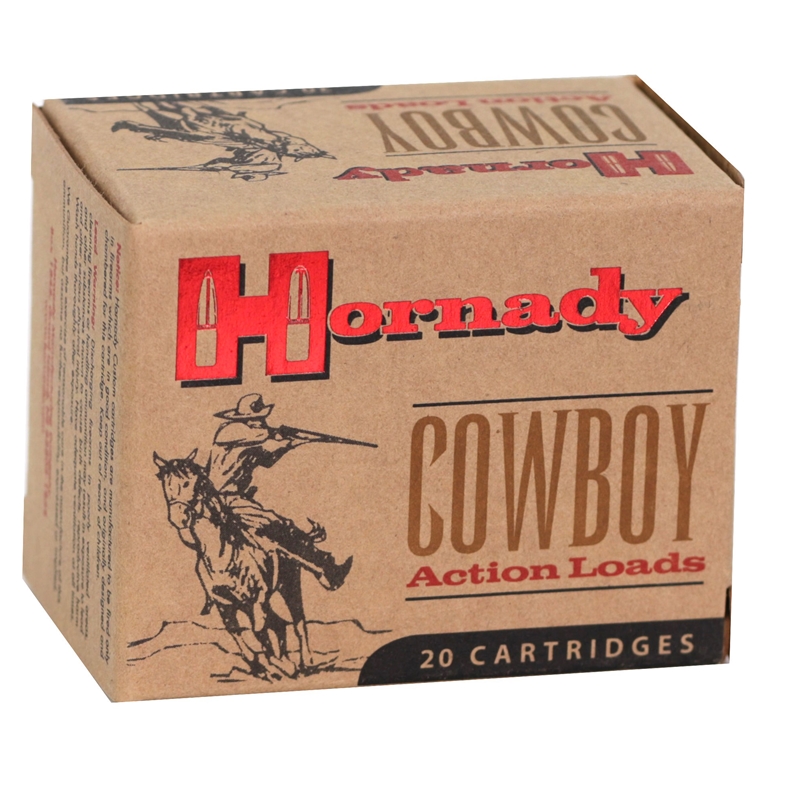 Hornady Cowboy Ammo 44-40 WCF Ammo 205 Grain Lead Flat Nose