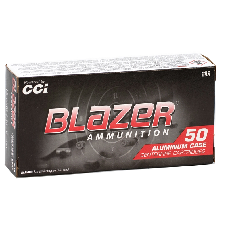 CCI Blazer 45 ACP AUTO Ammunition 230 Grain Full Metal Jacket - 3570