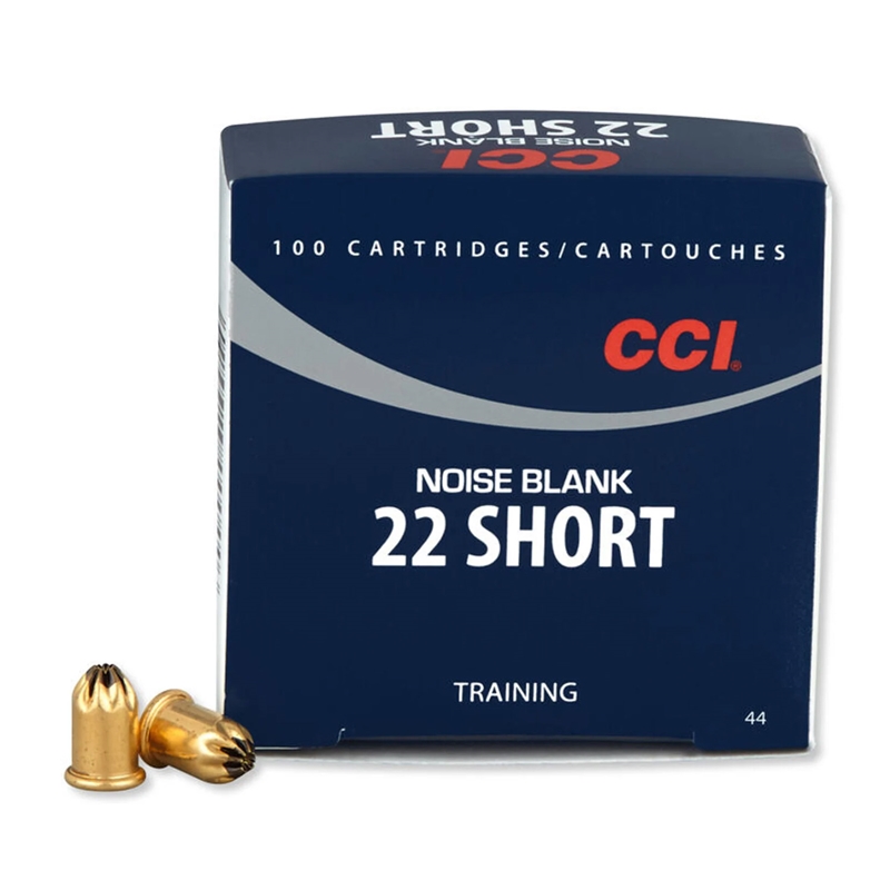 CCI Smokeless Noise Blank 22 Short Ammo Box of 100 *BLANKS*