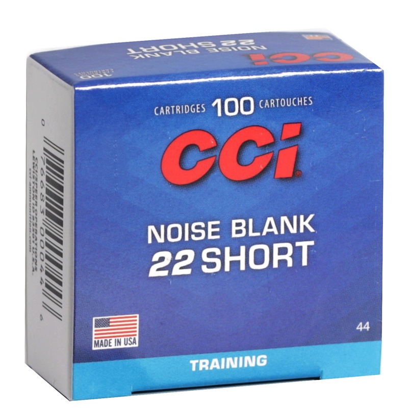CCI Smokeless Noise Blank 22 Short Ammunition - 0044
