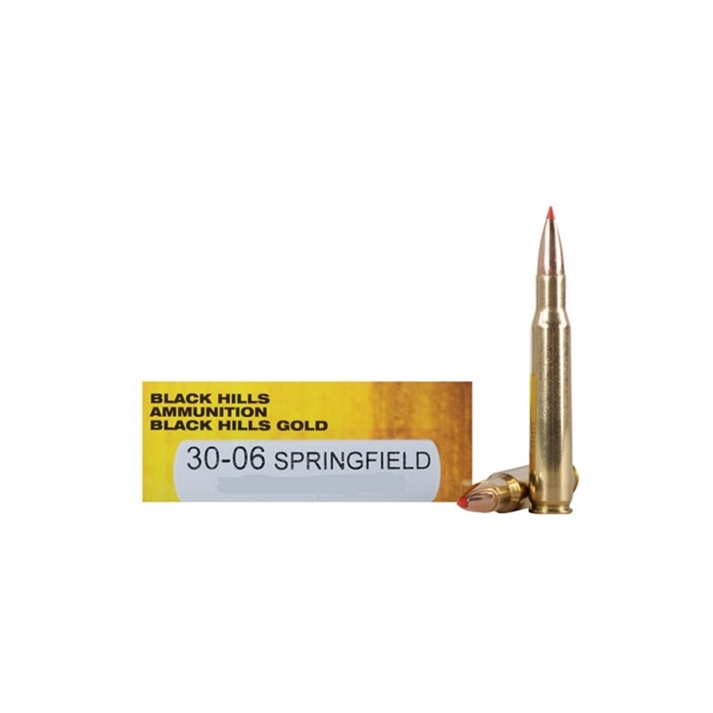Black Hills Gold 30-06 Springfield Ammo 168 Grain Hornady ELD-M