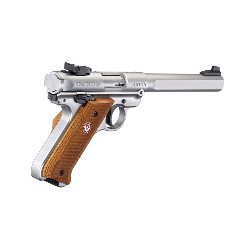 Ruger Mark IV Competition 22 Long Rifle Semi-Auto 6.88” 10 Rounds Stainless Steel