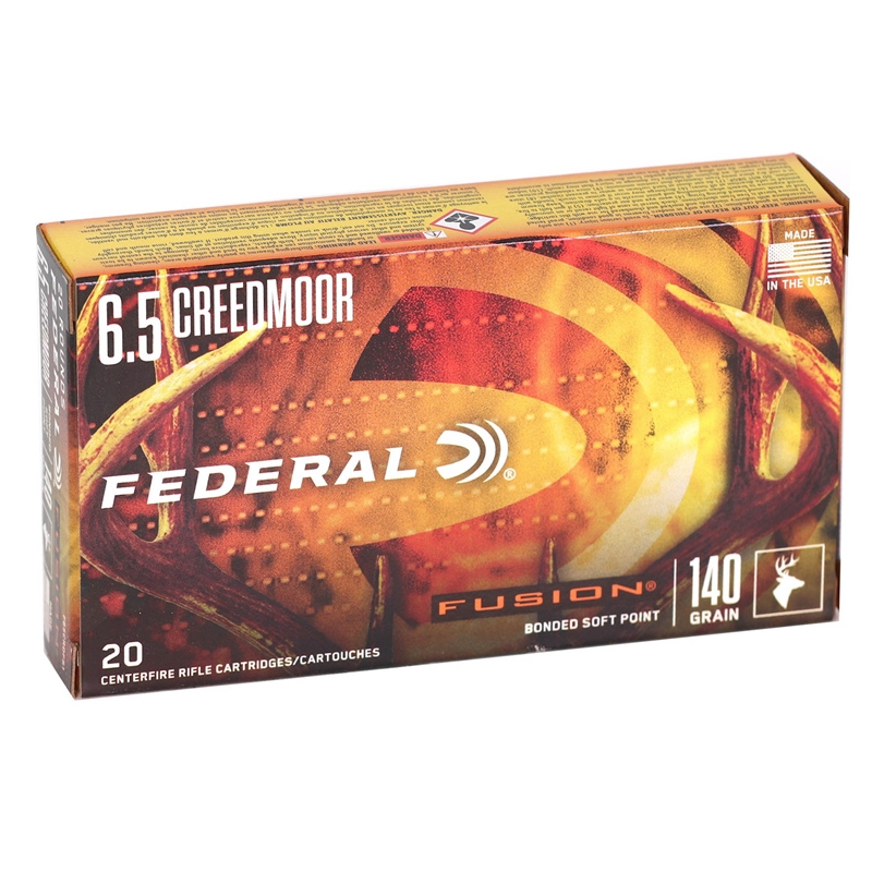 Federal Fusion 6.5 Creedmoor Ammo 140 Grain Soft Point