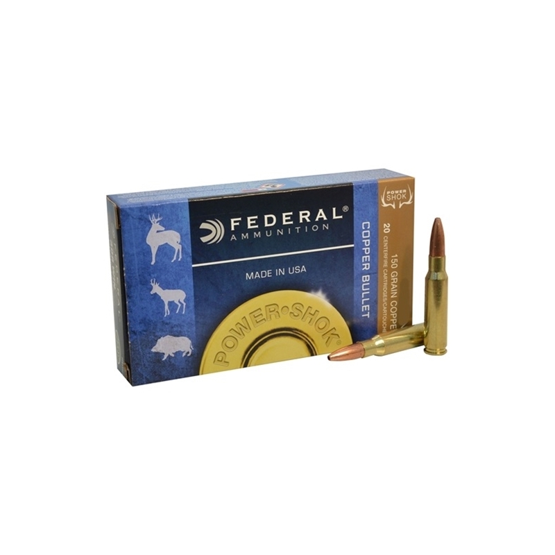 Federal Power-Shok 300 AAC Blackout Ammo 150 Grain Copper Hollow Point Lead Free