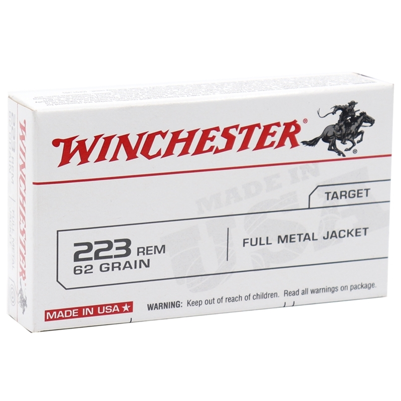 Winchester USA 223 Remington 62 Grain Full Metal Jacket