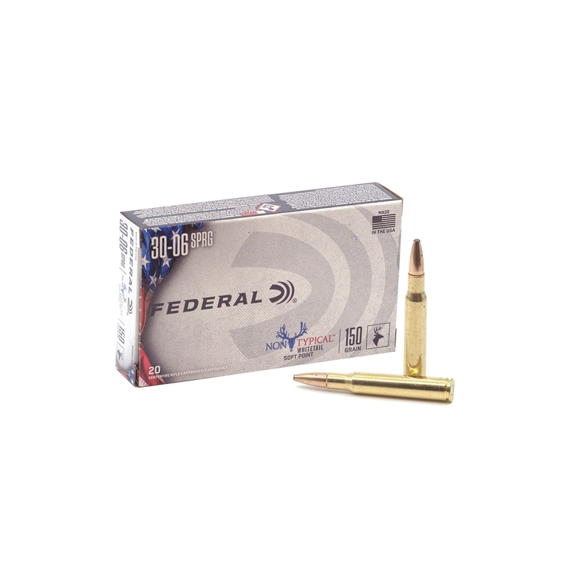 Federal Non-Typical 30-06 Springfield Ammo 150 Grain Soft Point