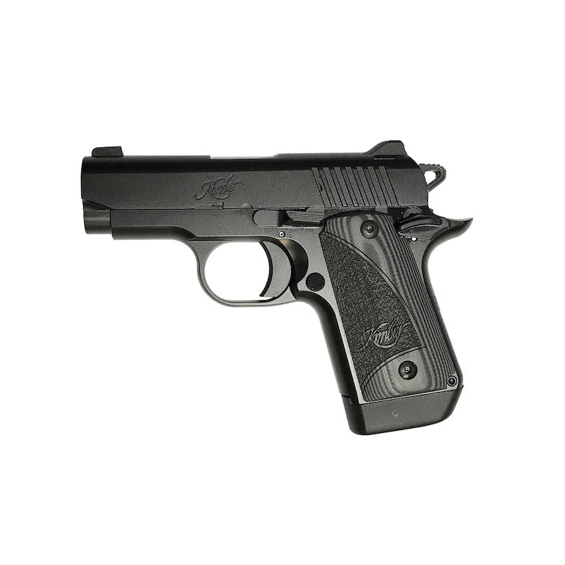 Kimber Micro 9mm Luger Semi-Auto Handgun 3.15” Barrel 7 Rounds G10 Grip Black Finish  