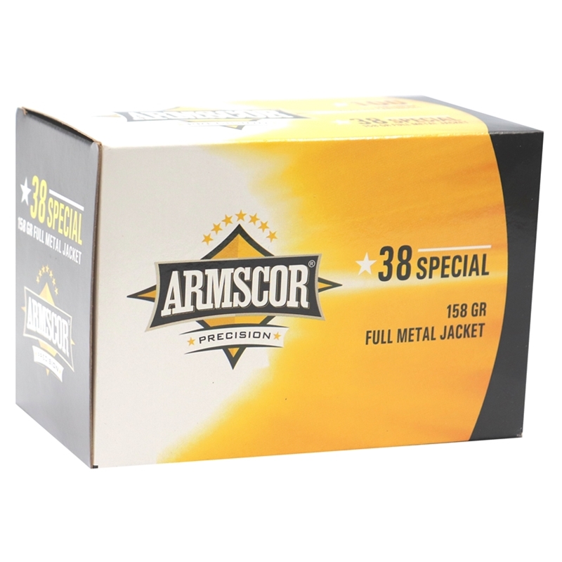 Armscor Precision 38 Special Ammo 158 Grain Full Metal Jacket Value Pack