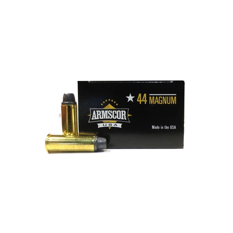 Armscor USA 44 Remington Magnum Ammo 240 Grain Jacketed Hollow Point 