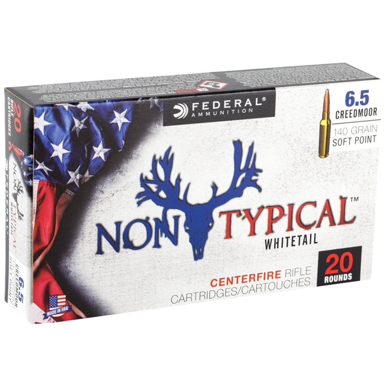Federal Non-Typical 6.5 Creedmoor Ammo 140 Grain Soft Point