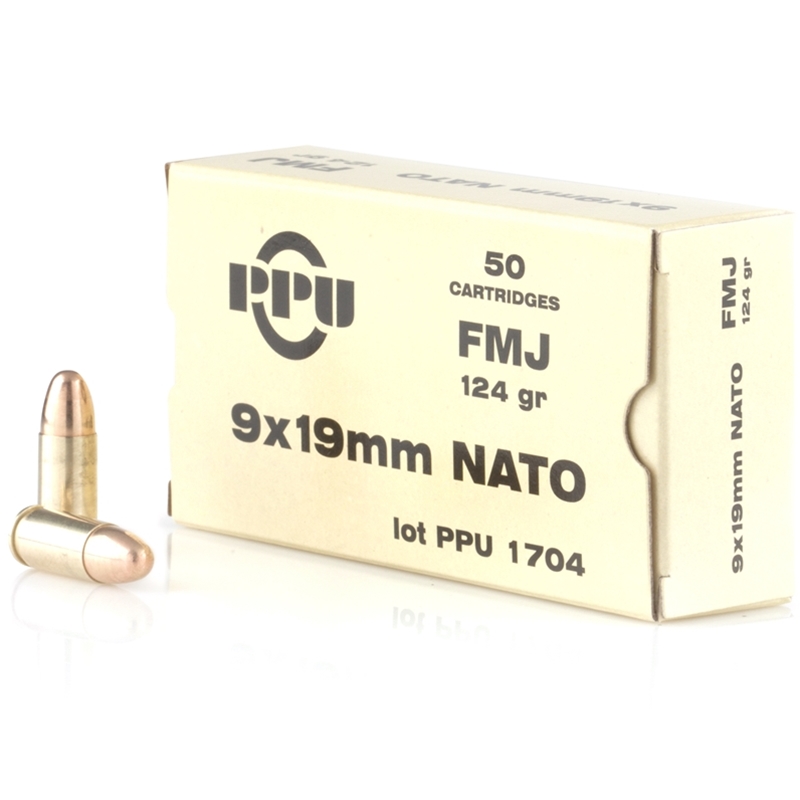 Prvi Partizan 9mm Luger NATO 124 Grain Full Metal Jacket