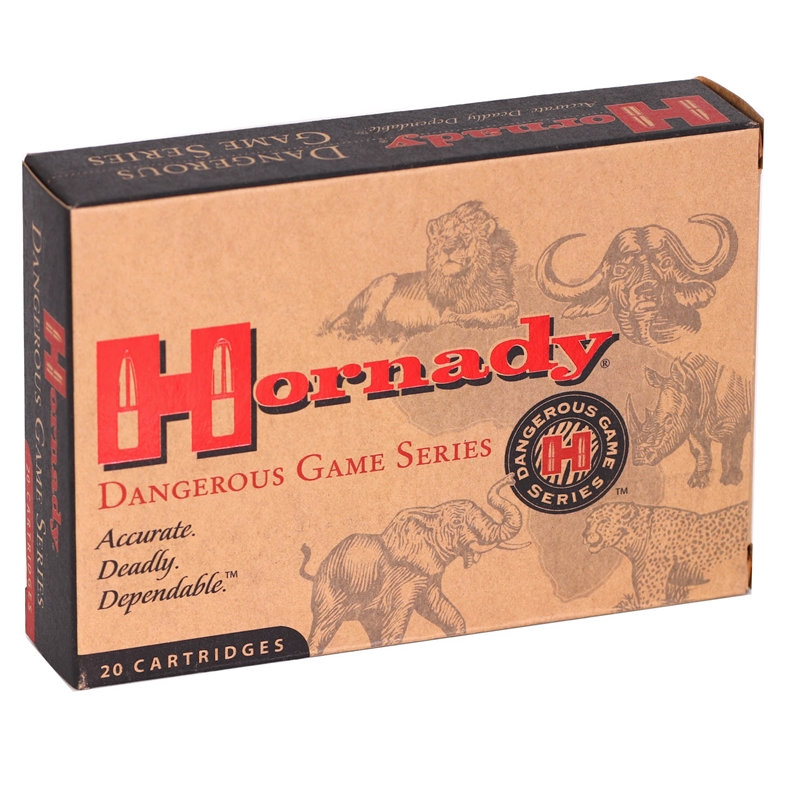 Hornady Dangerous Game 458 Lott Ammo 500 Grain DGX Bonded