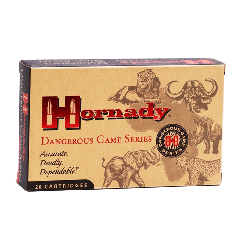 Hornady Dangerous Game Superformance 375 Ruger Ammo 270 Grain Spire Point Recoil Proof