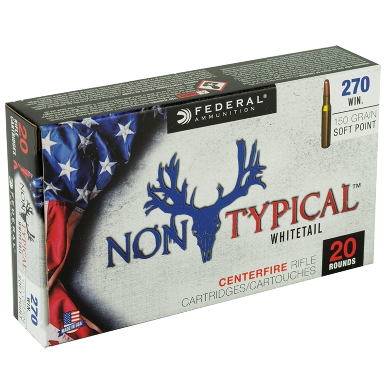 Federal Non-Typical 270 Winchester Ammo 150 GR Soft Point