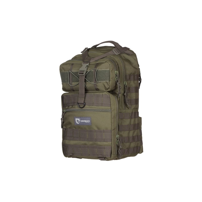 Drago Atlus Sling Pack Backpack Tactical 600D Polyester Green