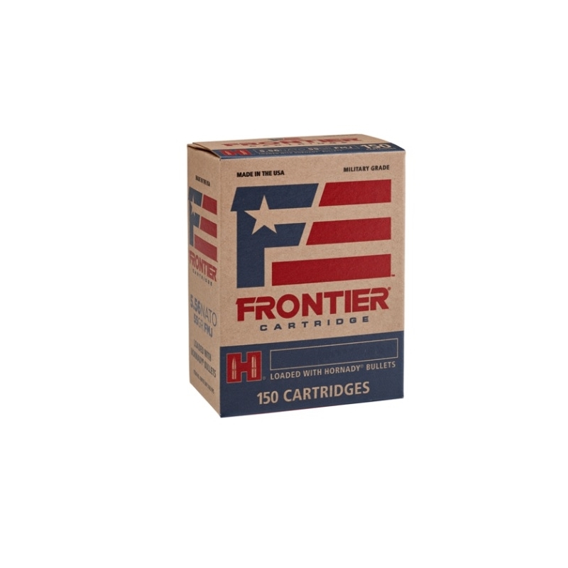 Frontier Cartridge Military Grade 5.56x45mm NATO Ammo 62 Grain Hornady Spire Point 150 Rounds