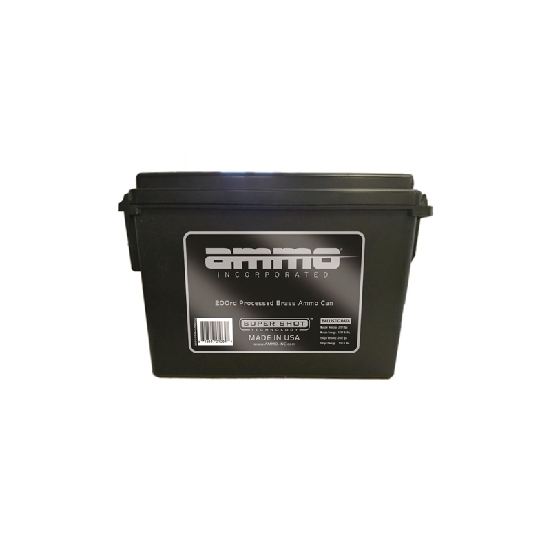 Ammo Inc 308 Winchester Ammo 168 Grain Boat Tail Hollow Point 120 Rounds in Ammo Can