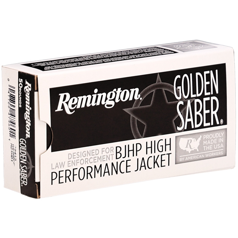 Remington Golden Saber 380 ACP Auto Ammo 102 Grain Brass Jacketed Hollow Point - GS380BB