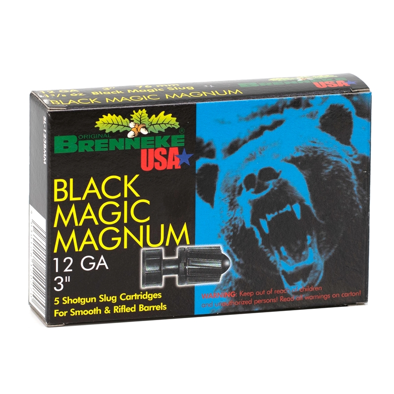 Brenneke USA Black Magic Magnum 12 Gauge Ammo 3