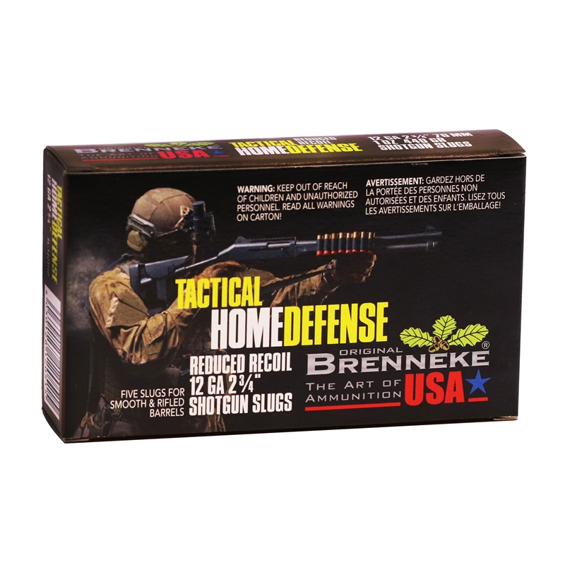 Brenneke USA Tactical Home Defense Ammo 12 Gauge 2 3/4