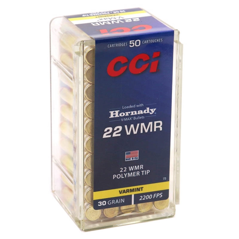 CCI Maxi-Mag 22 WMR Ammo 30 Grain Hornady V-Max