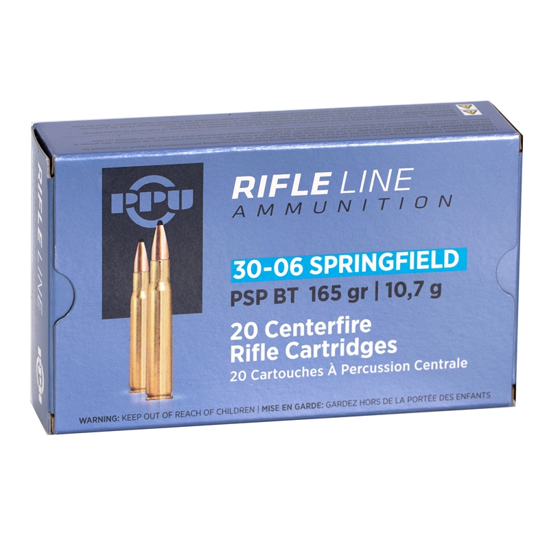 Prvi Partizan 30-06 Springfield Ammunition 165 Grain Pointed Soft Point Boat Tail - PP30062